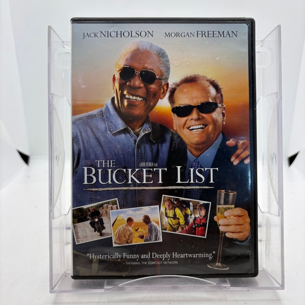 The Bucket List DVD Jack Nicholson Morgan Freeman Rob Reiner 2007 Comedy Drama